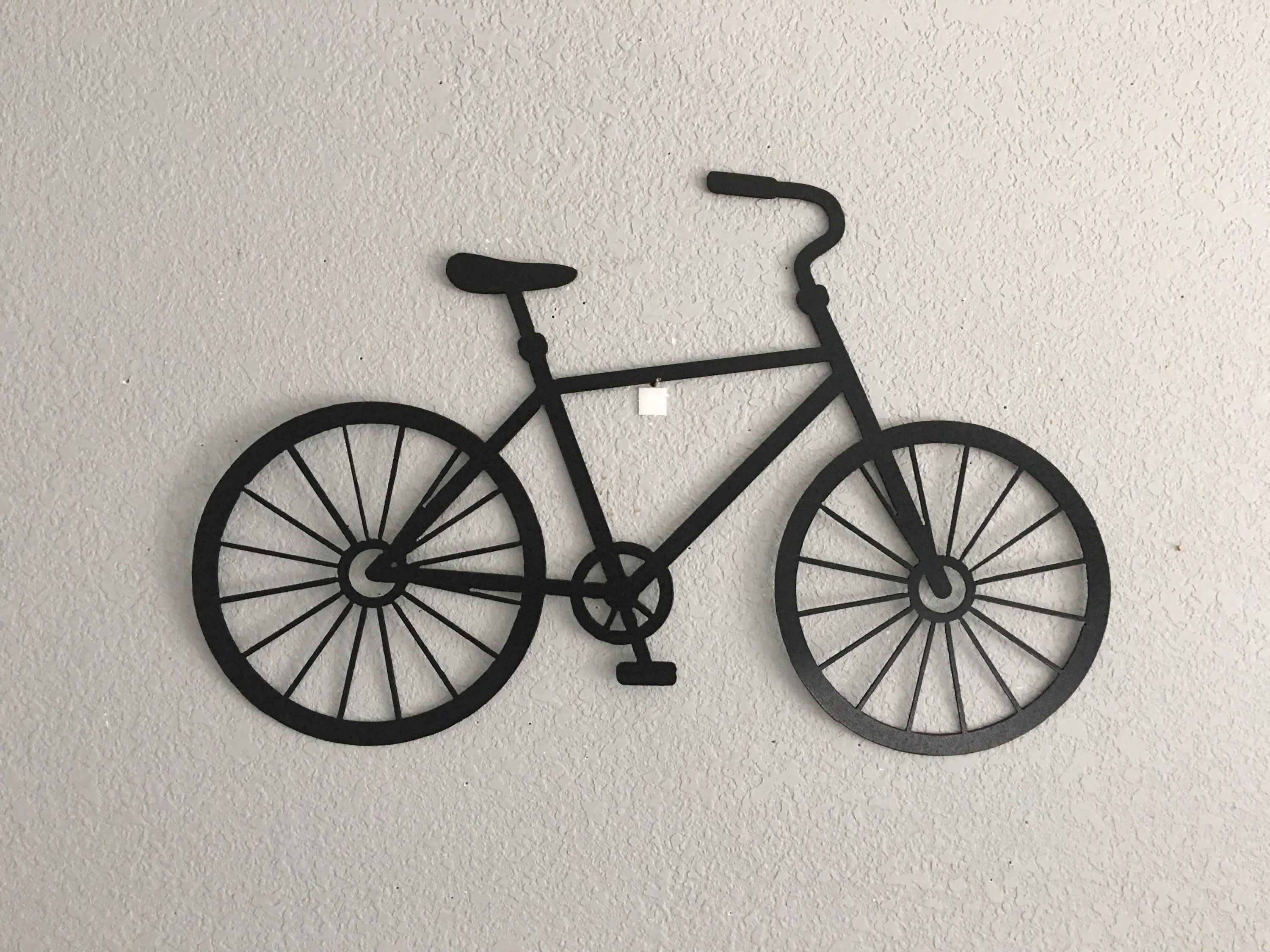 Bicycle Bike Wall Hanging Art Metal Bicycles