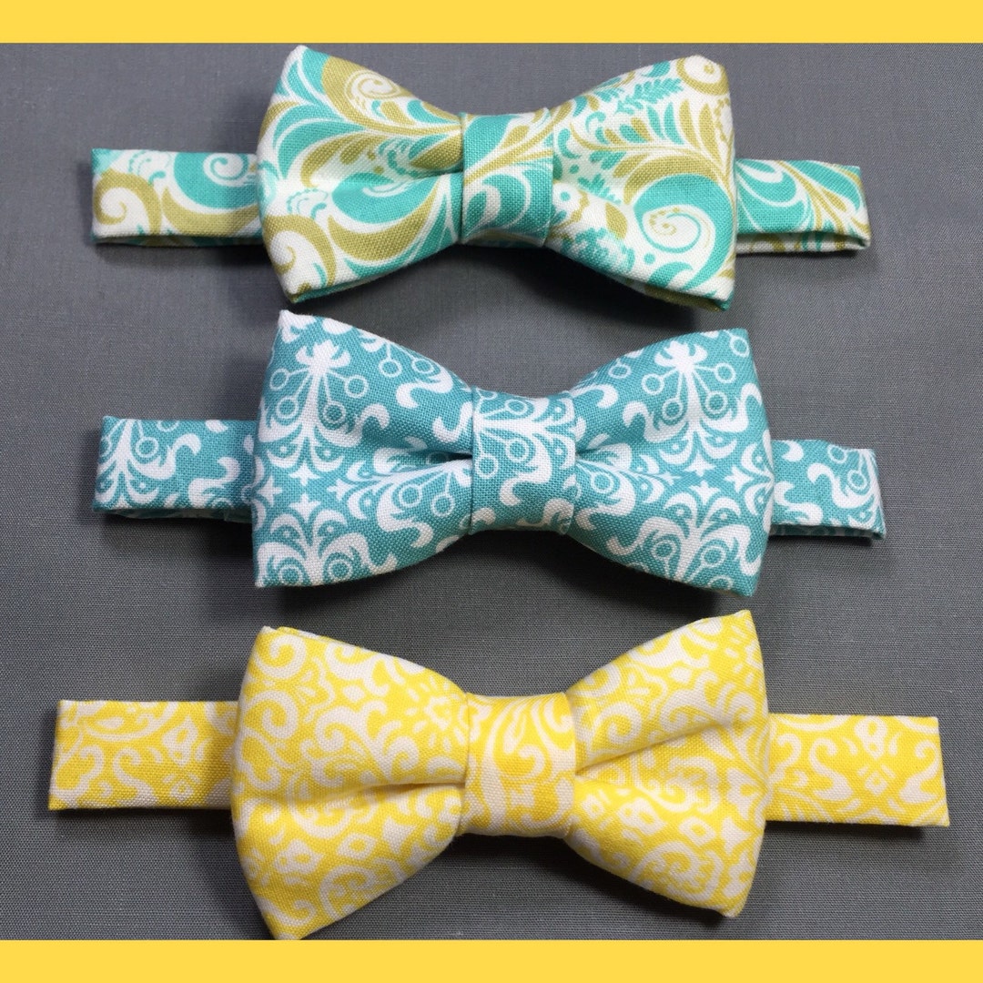 pastel rainbow bow tie