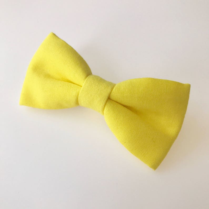 Yellow Bow Tie. Mustard Yellow Bow Tie. Golden Yellow Bow Tie Etsy