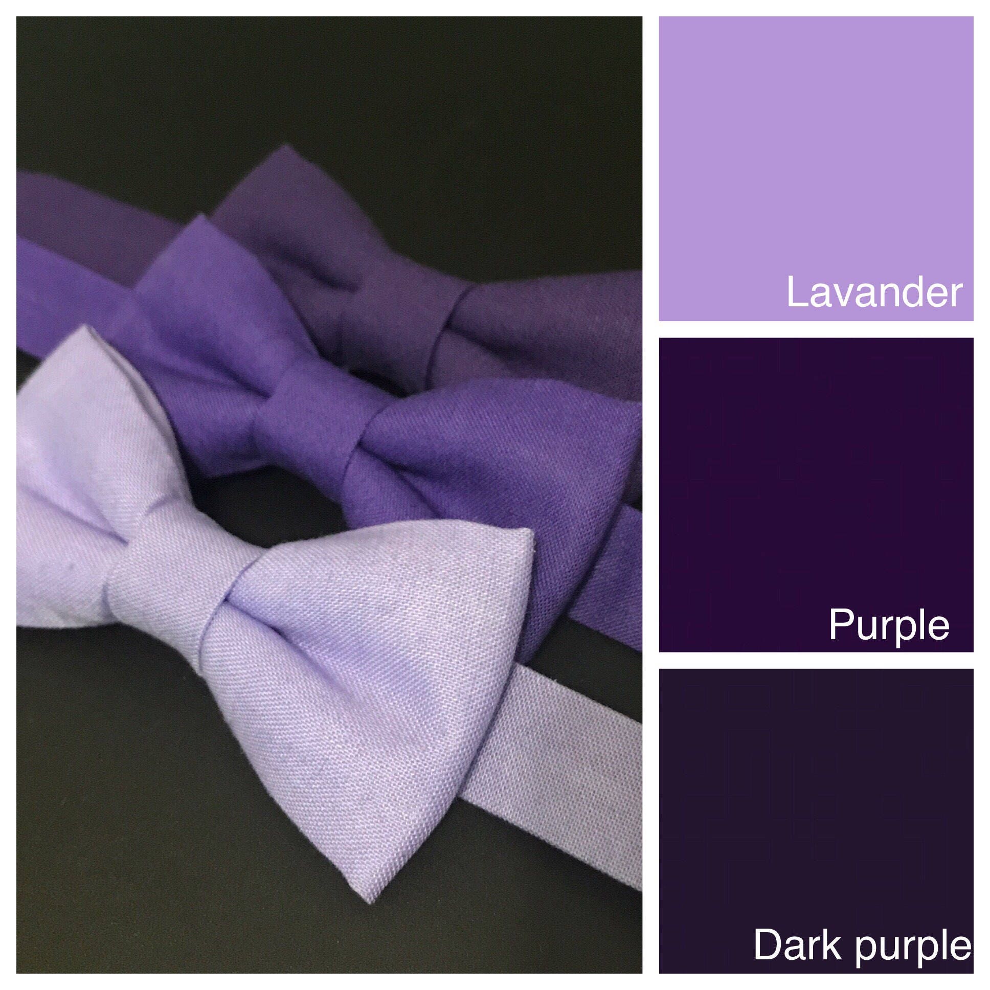  Mirage Pet Products 48-34 LV Plain Bow Tie, Lavender