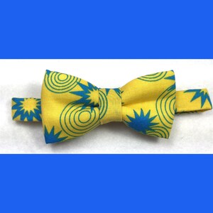 Comic Theme Bow tie . Yellow Bow tie
