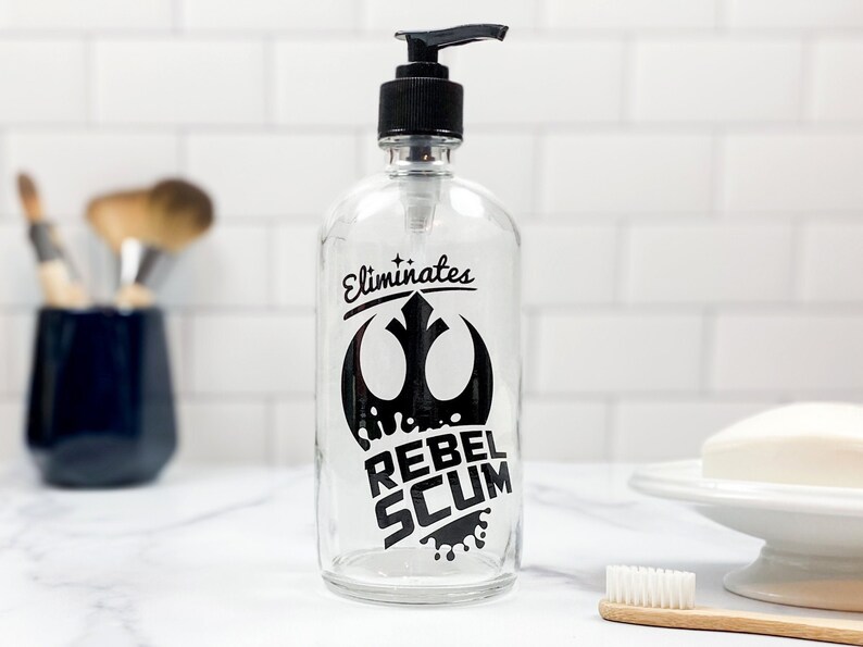 Rebel Scum Soap Dispenser Star Wars Bathroom Decor Etsy