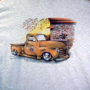 Chevy &#39;47-&#39;53 Pickup &quot;Rat Hole&quot; Rat Rod Hot Rod T-shirt 100% Cotton S-XXXL