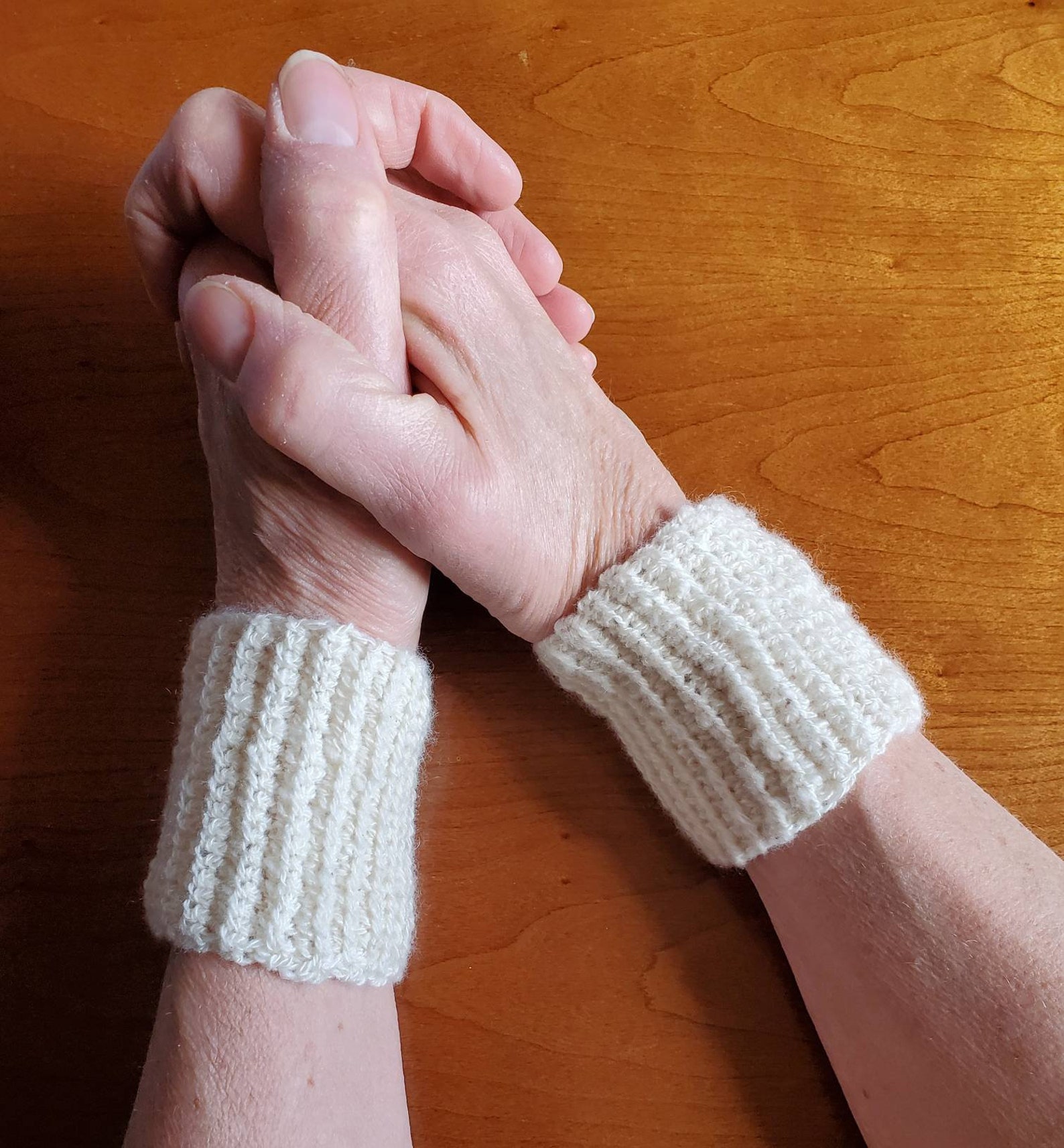 Natural Cashmere Crocheted Wrist Warmers, Wristies Etsy
