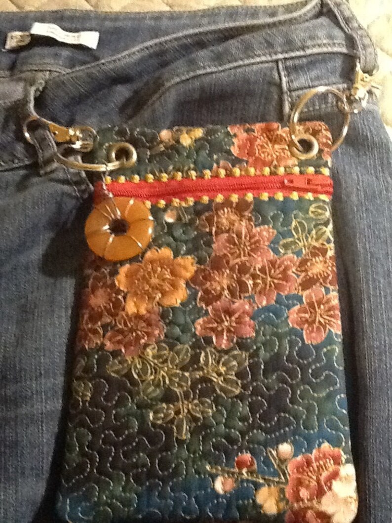 Cell Phone Zipper Pouch Machine Embroidery Designs Etsy