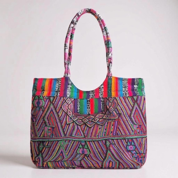 Guatemalan Huipil Textil Medium Size Tote