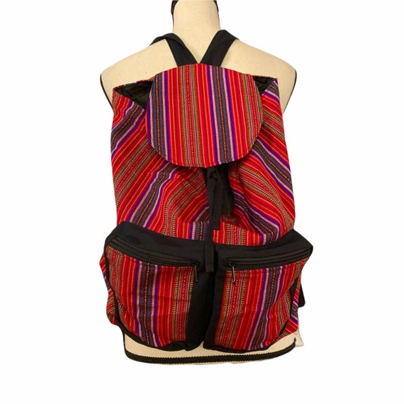 Guatemalan Handmade Large Bohemian Backpack - Etsy display picture 3