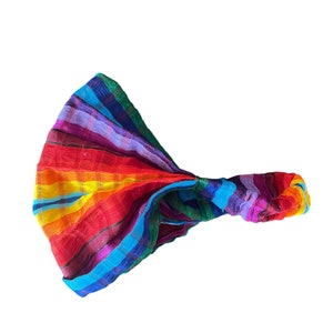 Multicolor Handmade Pleated Women Headband