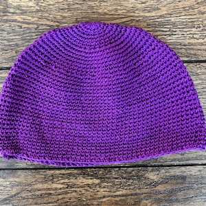 Handmade Crochet Unisex Adult Large Skull Cap