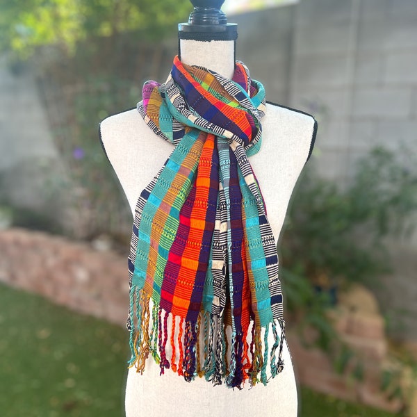 Backstrap Loom Handwoven Silky Chalina/Scarf