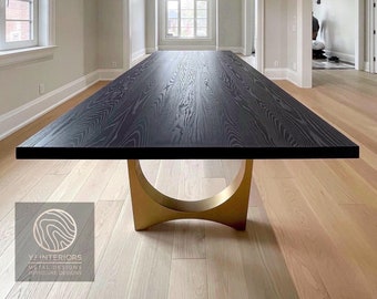 Carbon Black Tunnel Table