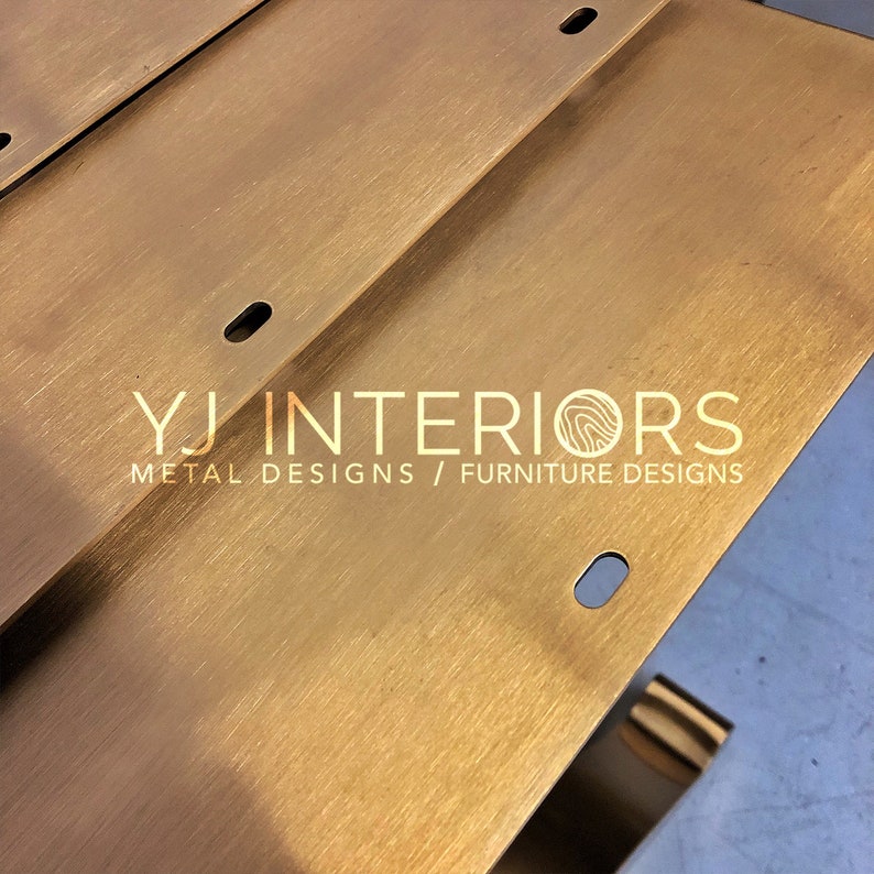 The Y Shape Wishbone Metal Table Legs Brushed Brass Gold Etsy