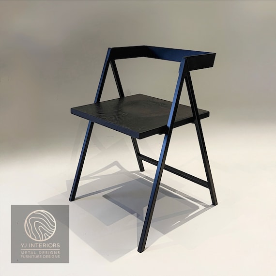 Walker Dining Chair – All Black Edition | Handcrafted Original Design by YJ Interiors