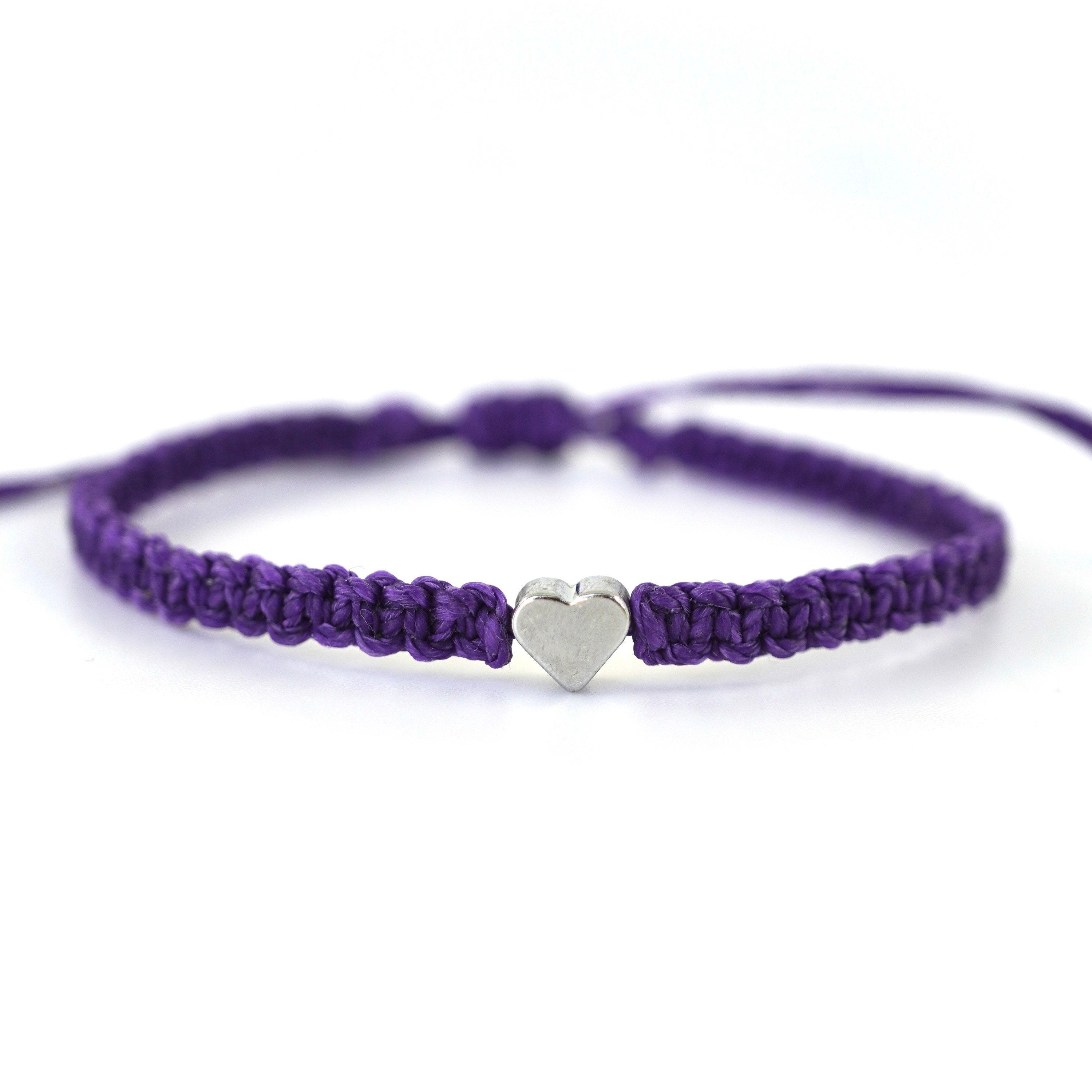 Multicolor Style And and Purple Hradbands With Matching Bracelet Sets Stirring Stack - purple - Paparazzi bracelet – JewelryBlingThing main image 4