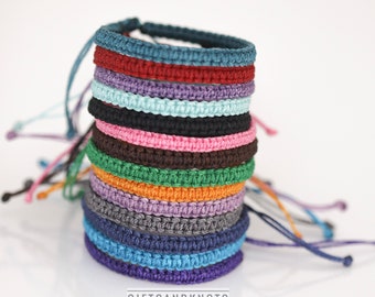 Macrame Braided Friendship Bracelet Waterproof Adjustable Many Colors To Choose