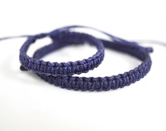 Dad and Son Blue Matching Bracelet Set