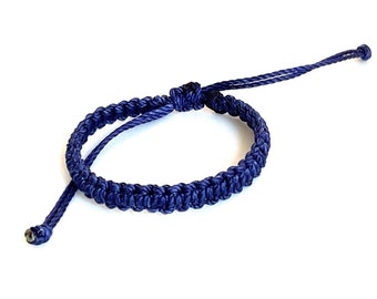 Blue Macrame Kids Bracelet