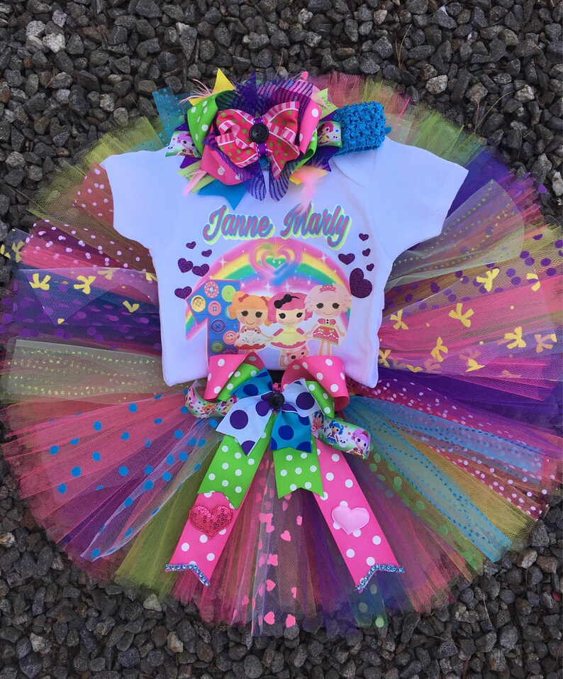 JoJo Siwa Girls Tutu Skirt Pink Bow Rainbow Reg /& Plus Sizes