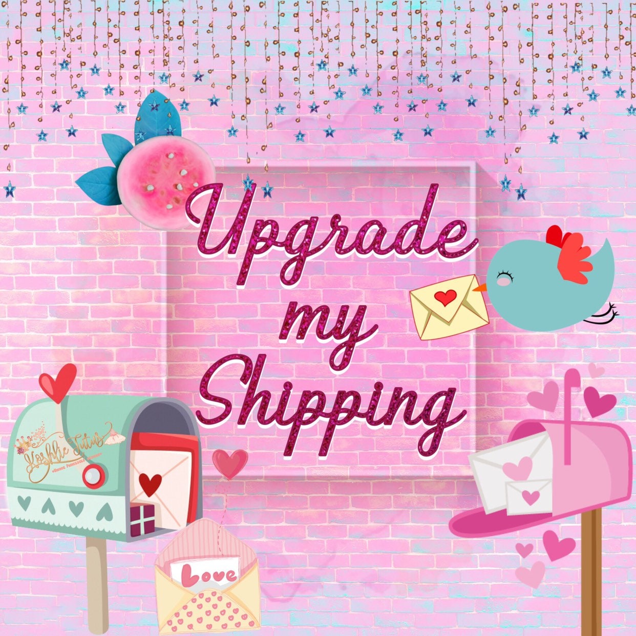 Upgrade my shipping method or rush my order fee.
