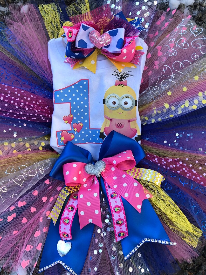 minion birthday outfit girl
