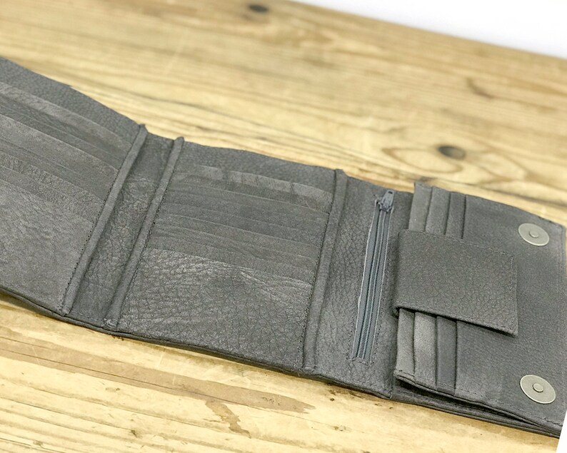 Brown Leather Womens Wallet Gifts for Her Gift for Mom Mothers Etsy