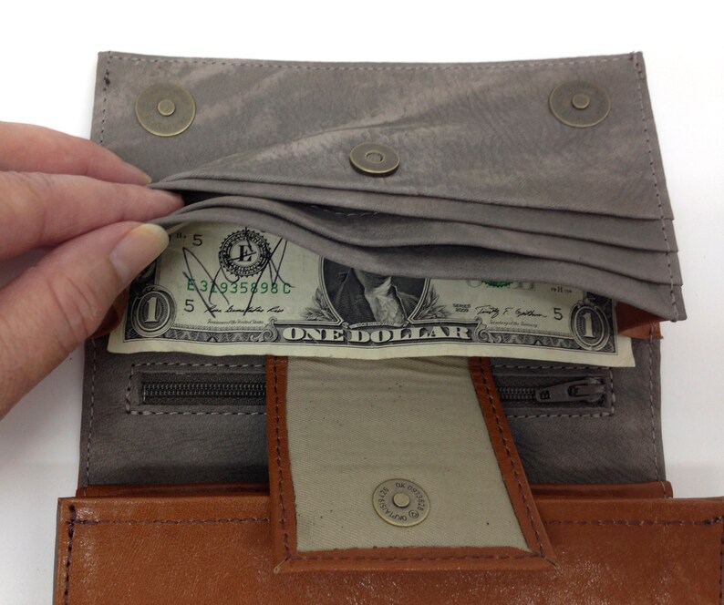 Sale Women Leather Wallet brown women's leather wallet Etsy