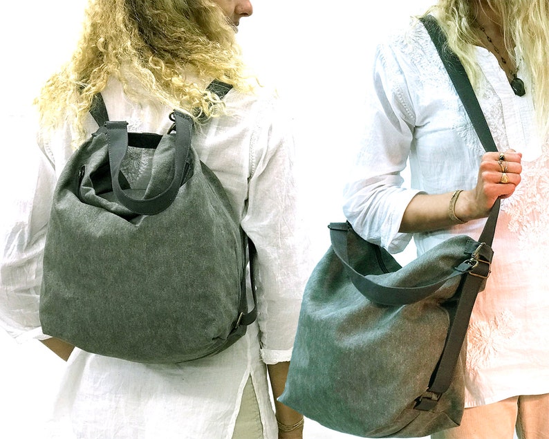 Sale! Convertible bag Women Backpack purse Vegan backpack Crossbody purse Messenger bag back pack women cross body bag Zipper pocket
