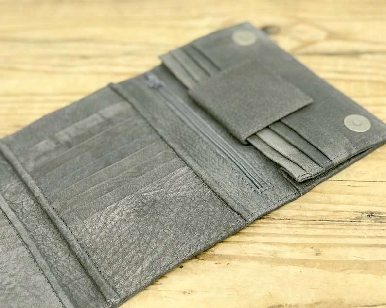 Brown Leather Womens Wallet Gifts for Her Gift for Mom Mothers Etsy