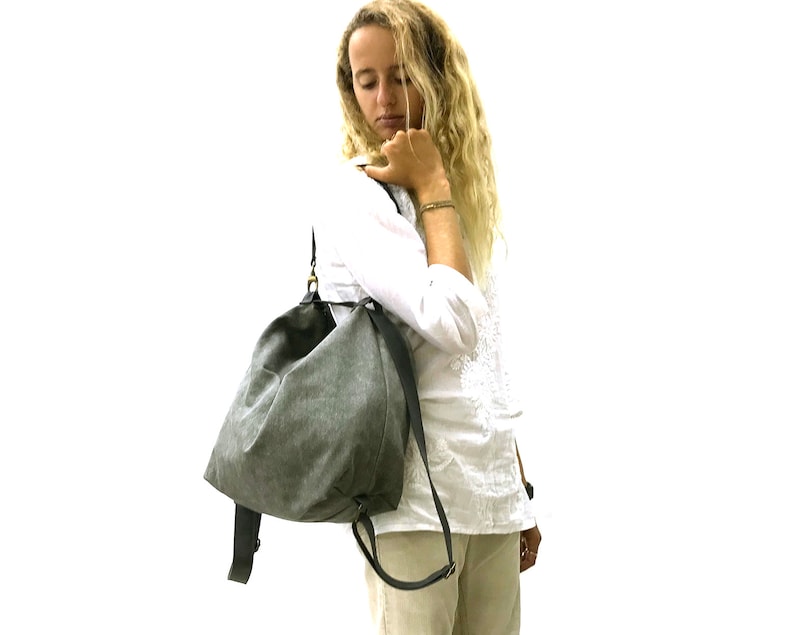 Sale! Convertible bag Women Backpack purse Vegan backpack Crossbody purse Messenger bag back pack women cross body bag Zipper pocket