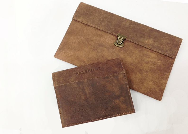 COMBO Holiday Gift!! Leather passport cover genuine leather passport holder leather pouch passport wallet passport case passport travel
