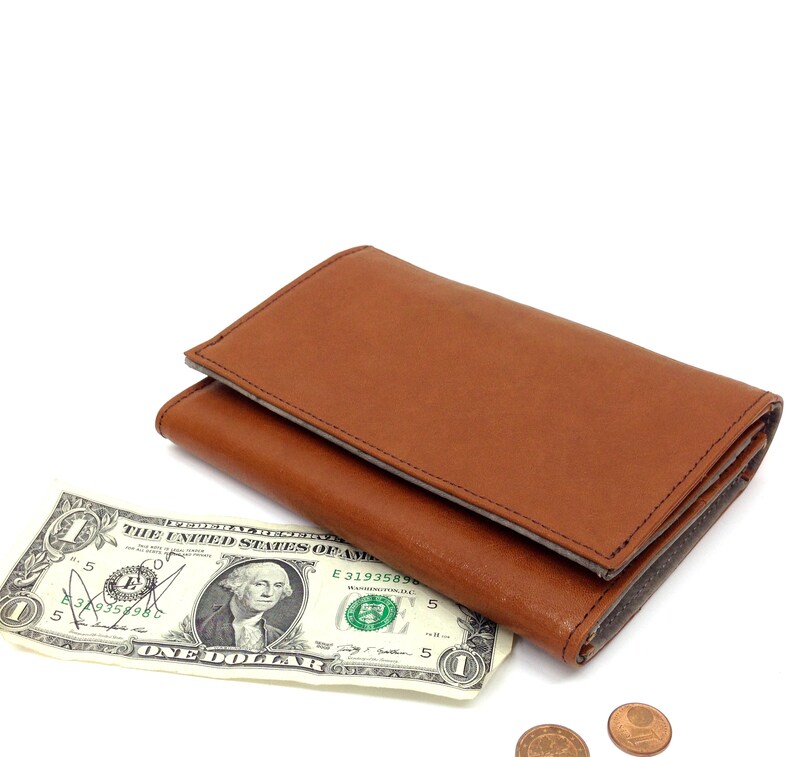 Sale Women Leather Wallet brown women's leather wallet Etsy