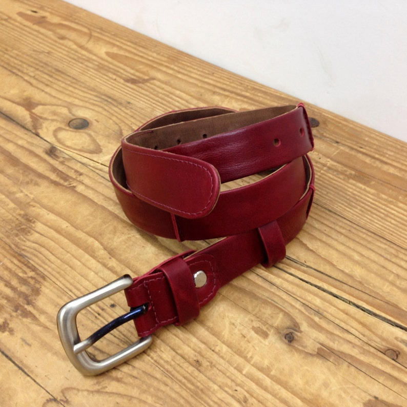 Sale Burgundy Leather Belt Womens Belt Leather Women's Etsy