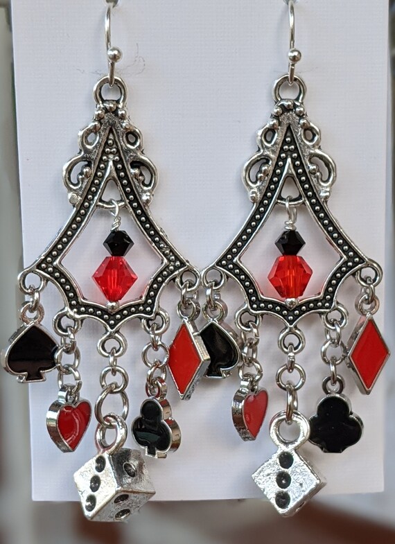 Blackjack earrings clearance