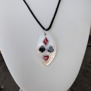 Poker Face , Lady Luck , Casino Pendant
