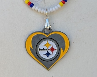 Naszyjnik z motywem futbolu amerykańskiego Pittsburgh Steelers