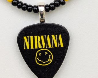 Nirvana Guitar Pick Necklace