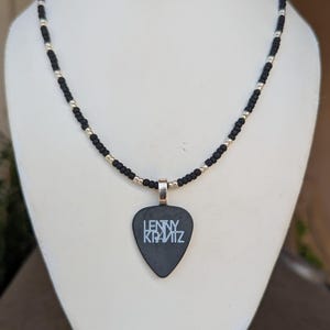 Lenny Kravitz Guitar Pick Necklace