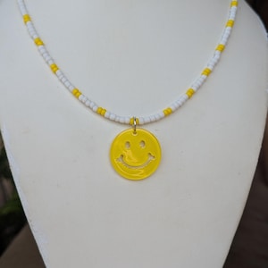 Happy Face Pendant Necklace