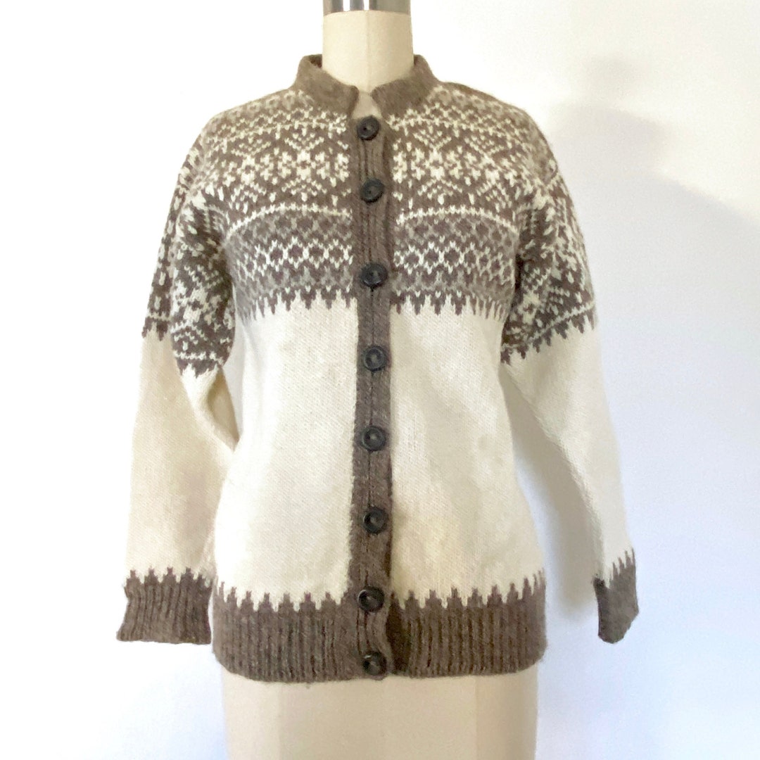 Vintage Rapaki Mahana Sweater Austraillian Unisex Fair Isle Chunky Knit ...