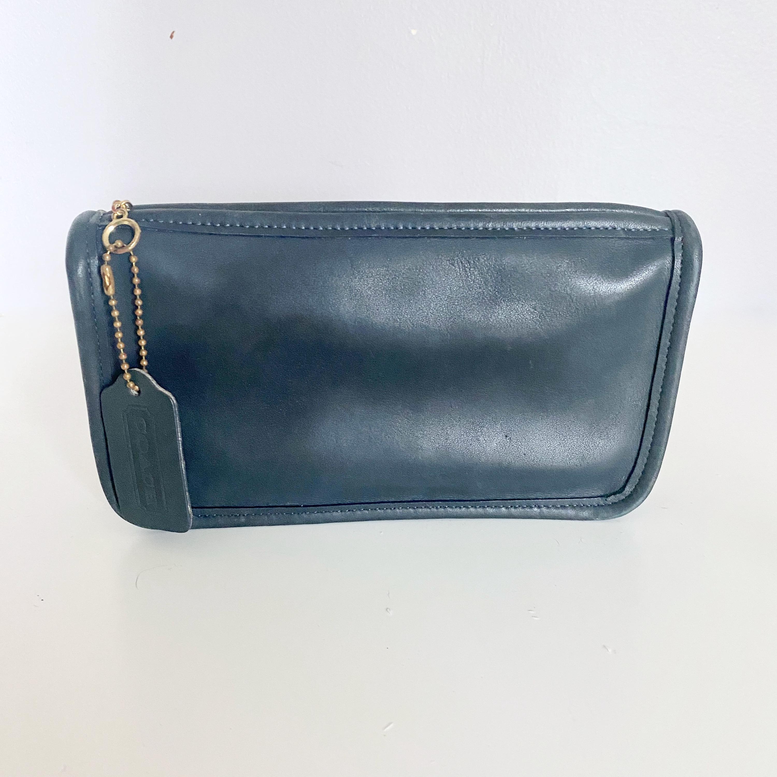 希少✨Vintage Coach Folding Wallet Blue Y2K Coach vintage wallet blue - Gem