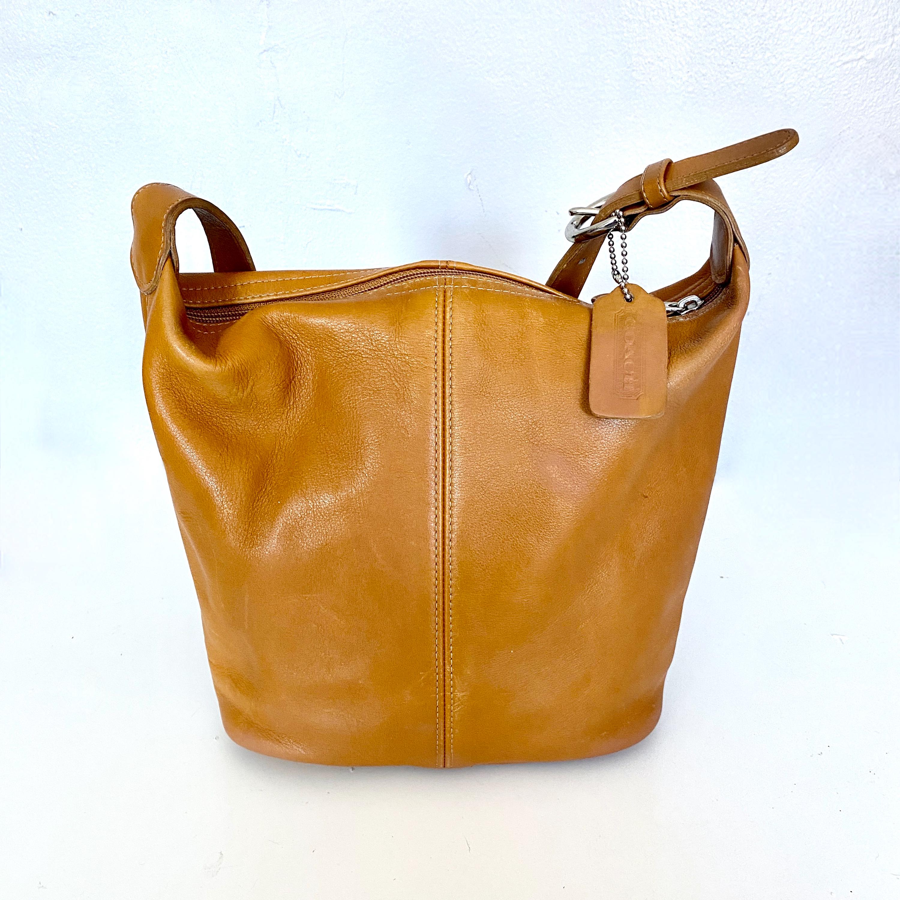 バッグ vintage coach old soho mini Boston brown バッグ vintage coach old soho mini Boston brown Vintage