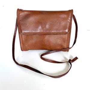 Vintage Bottega Veneta Purse Clutch Shoulder Handbag Brown Leather Made In Italy Club bag