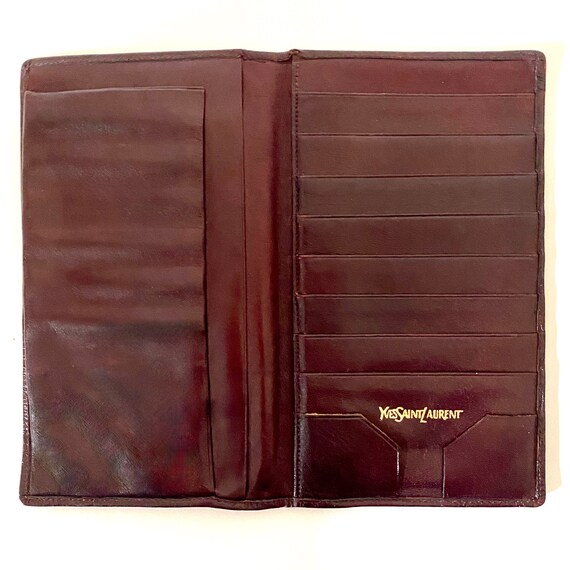 Vintage Yves Saint Laurent Signature Leather Bill… - image 3