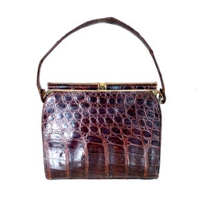 BOLSO PIN UP VINTAGE DE ALIGERANCIA 1950, bolso de señora con asa superior, forro limpio, tamaño mediano