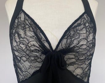 Zijden romper jaren 90: Victoria's Secret Gold Label Med