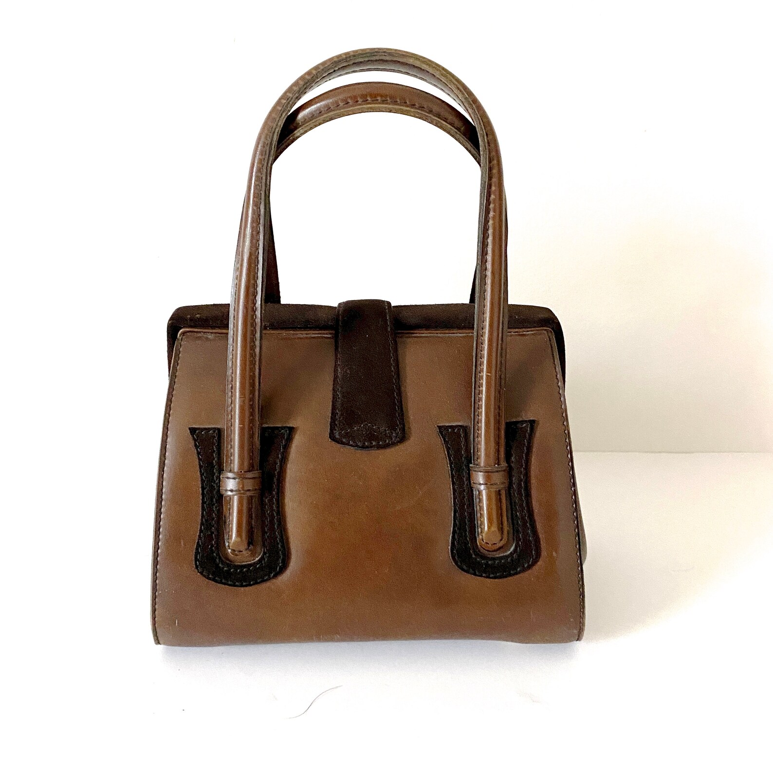 Vintage Box Purse Made in Spain Handbag Lady bag with Top Etsy