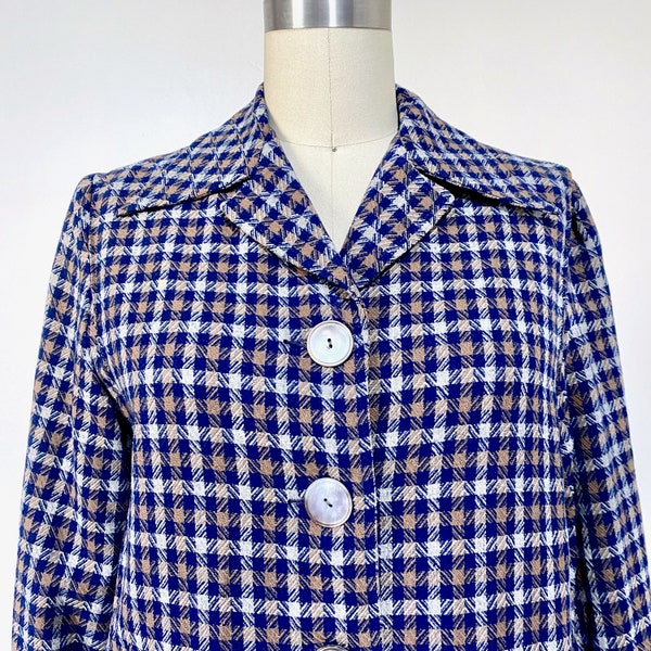 1940s Pendleton 49er Jacket Vintage 40's Wool Jacket Plaid Wool Jacket Size Women/Med