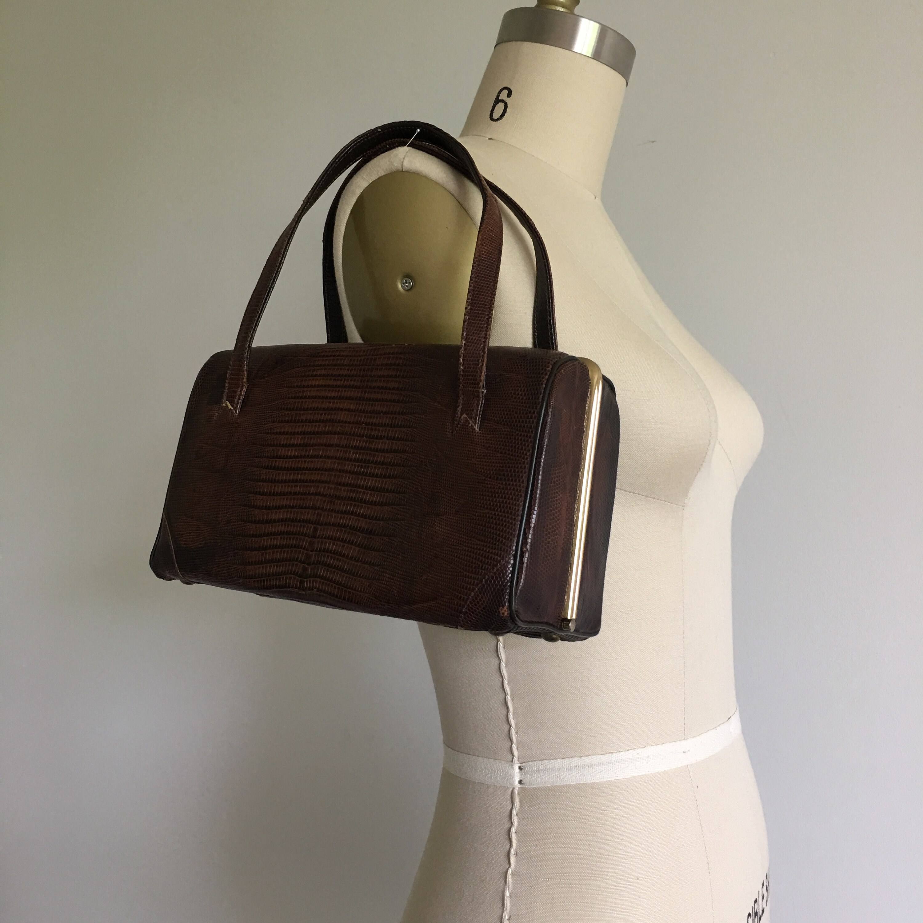 vintage top handle bag
