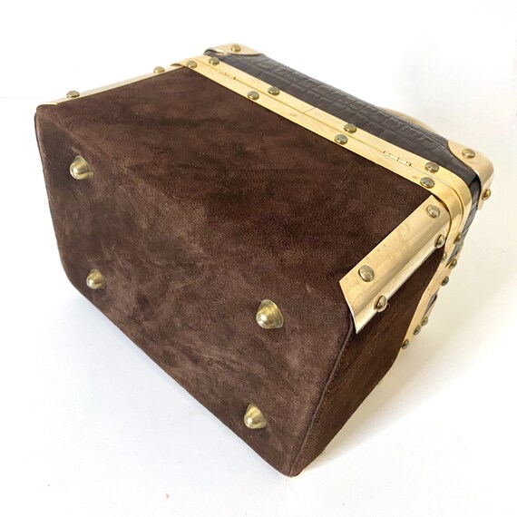 Vintage Rosenfeld Box Purse Train Case Handbag 1960’s… Gem