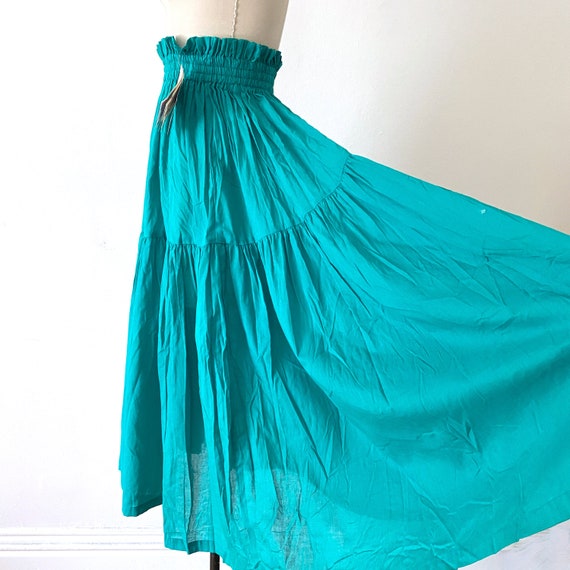 1984 Album by KENZO Skirt Vintage Vintage Teal Co… - image 3